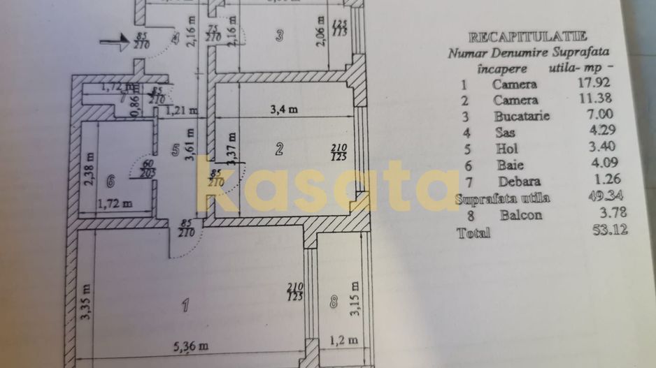 OPORTUNITATE | APARTAMENT 2 CAMERE | TEI | DECOMANDAT | BLOC 1982 - Poză 8