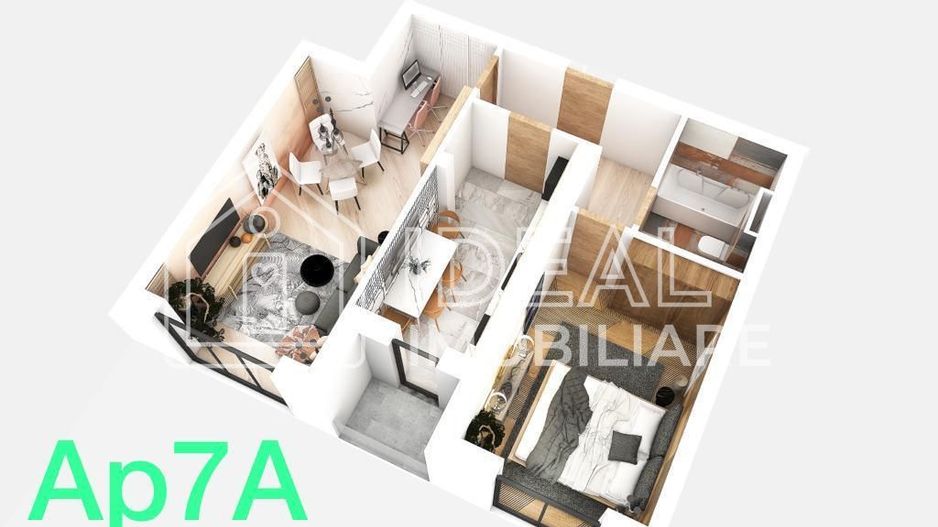 Apartament cu 2 camere si  balcon, zona Doamna Stanca - Poză 4