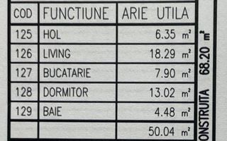 Apartament 2 camere, bloc nou, P+3, Ap.09, Et.1, Bl.6 - CP2462243 - Poză 6
