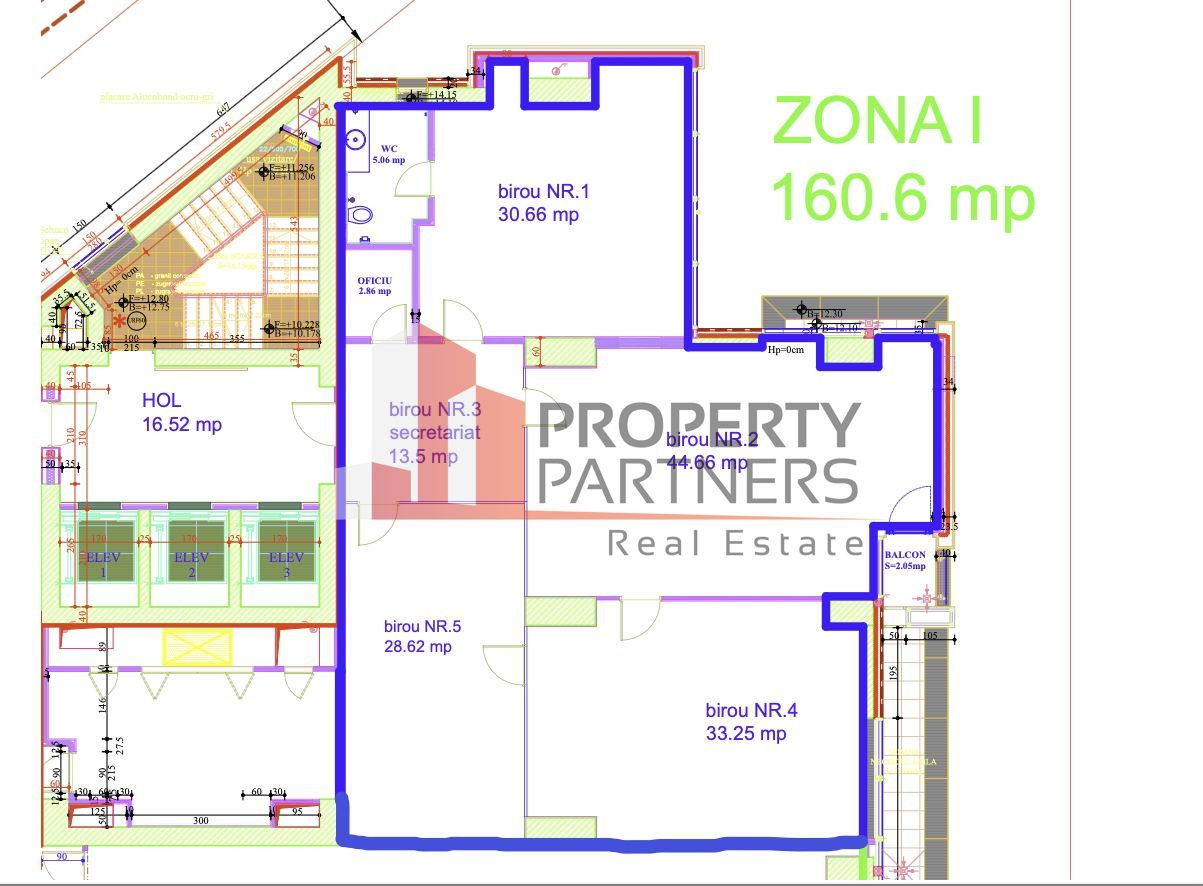 Spatiu de birou Baneasa 160 mp - Schiță 10