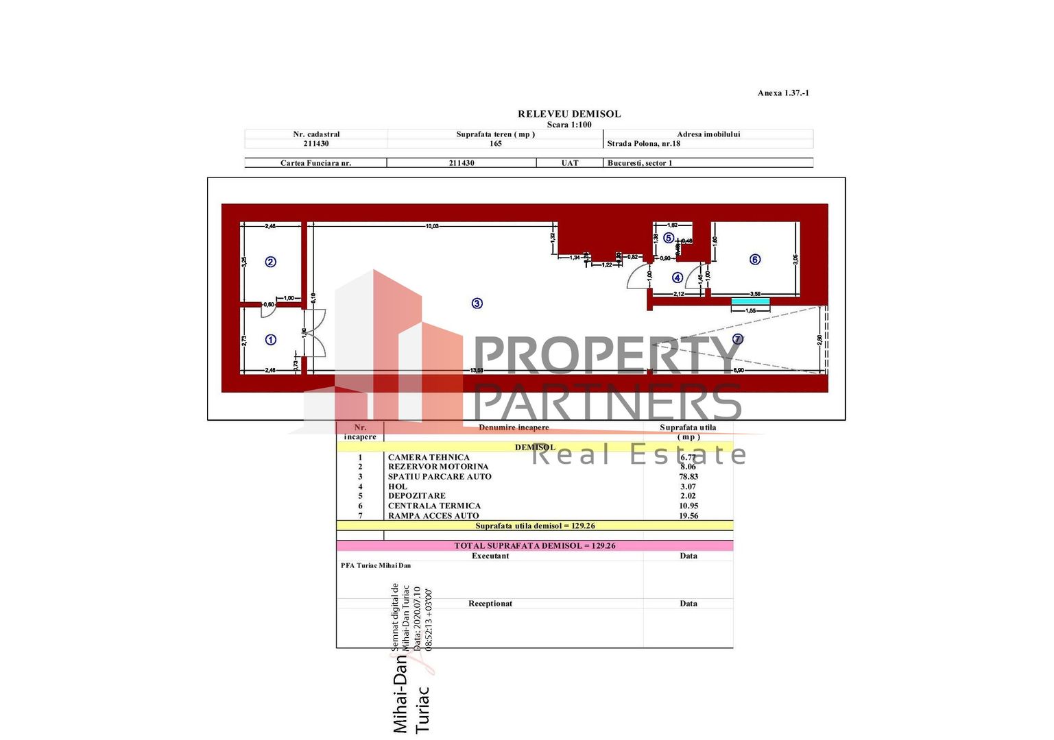 Cladire de birouri  Str. Polona - Str. Mihai Eminescu - Schiță 7