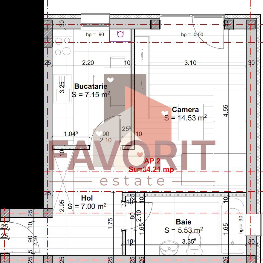 Disponibil imediat. Decomandat. TVA 21% inclus in pret - Schiță 11