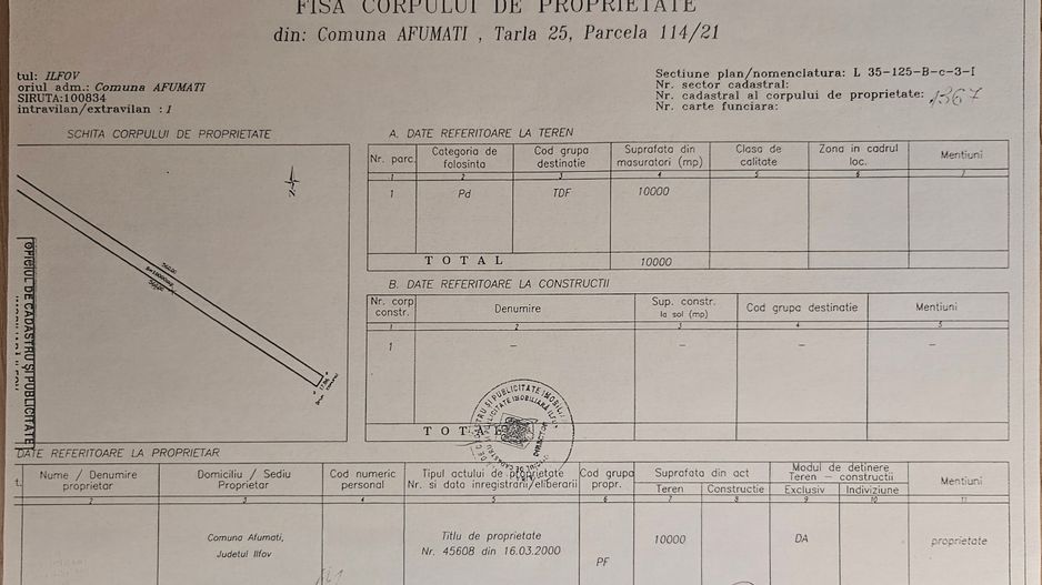 Teren 10,000mp Afumati | Padure | Soseaua Petrachioaia - Poză 3