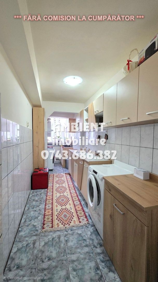 Apartament cu 3 camere, mobilat si utilat, etaj 3, VASLUI zona CENTRU; - Poză 8