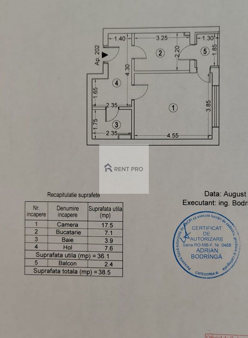 Garsonieră de vânzare | Plaza Residence | 38,5 mp utili + boxă | - Poză 8