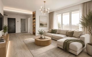 Apartament 3 camere - Bucatarie Separata - Poză 1
