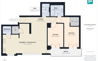 Apartament 3 cam. spatios Erou Iancu zona Baneasa - Poză 15