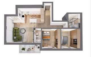 Apartament modern/Ansamblu rezidential NZEB/Zona centrala - Poză 2