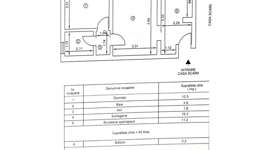 2 Camere | Etaj 3/4 | Partial Mobilat-Utilat | Kiseleff | Comision 0 - Schiță 19