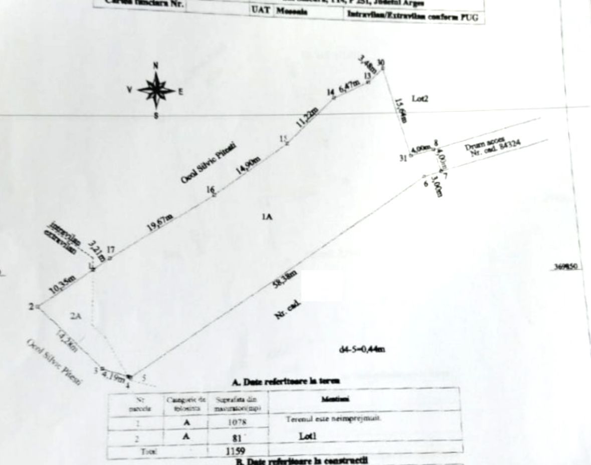 AZURA Imobiliare - Vanzare teren Hintesti, langa padure, 300m din DN - Poză 27