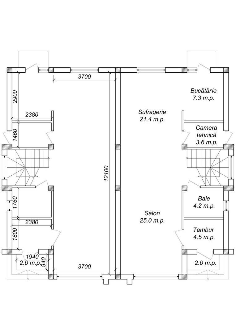 Duplex Ialoveni  140 mp, 3 ari teren - Poză 11