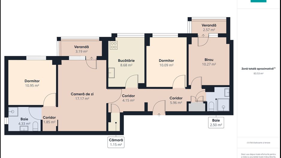 Apartament 4 camere Micalaca - Poză 5