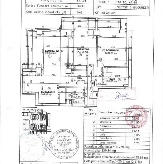 Noor Residence 10/11 Lux 3 cam 2 bai 118 mp utili | foarte rar | Proprietar - Poză 14
