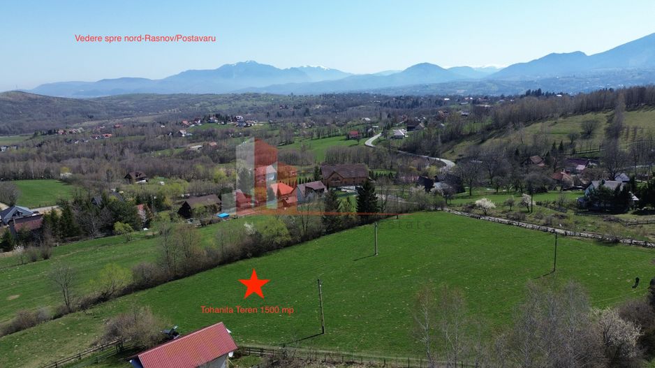 Teren Bran Tohanita | Intravilan 1.379 mp | Vedere Panoramică| - Poză 4