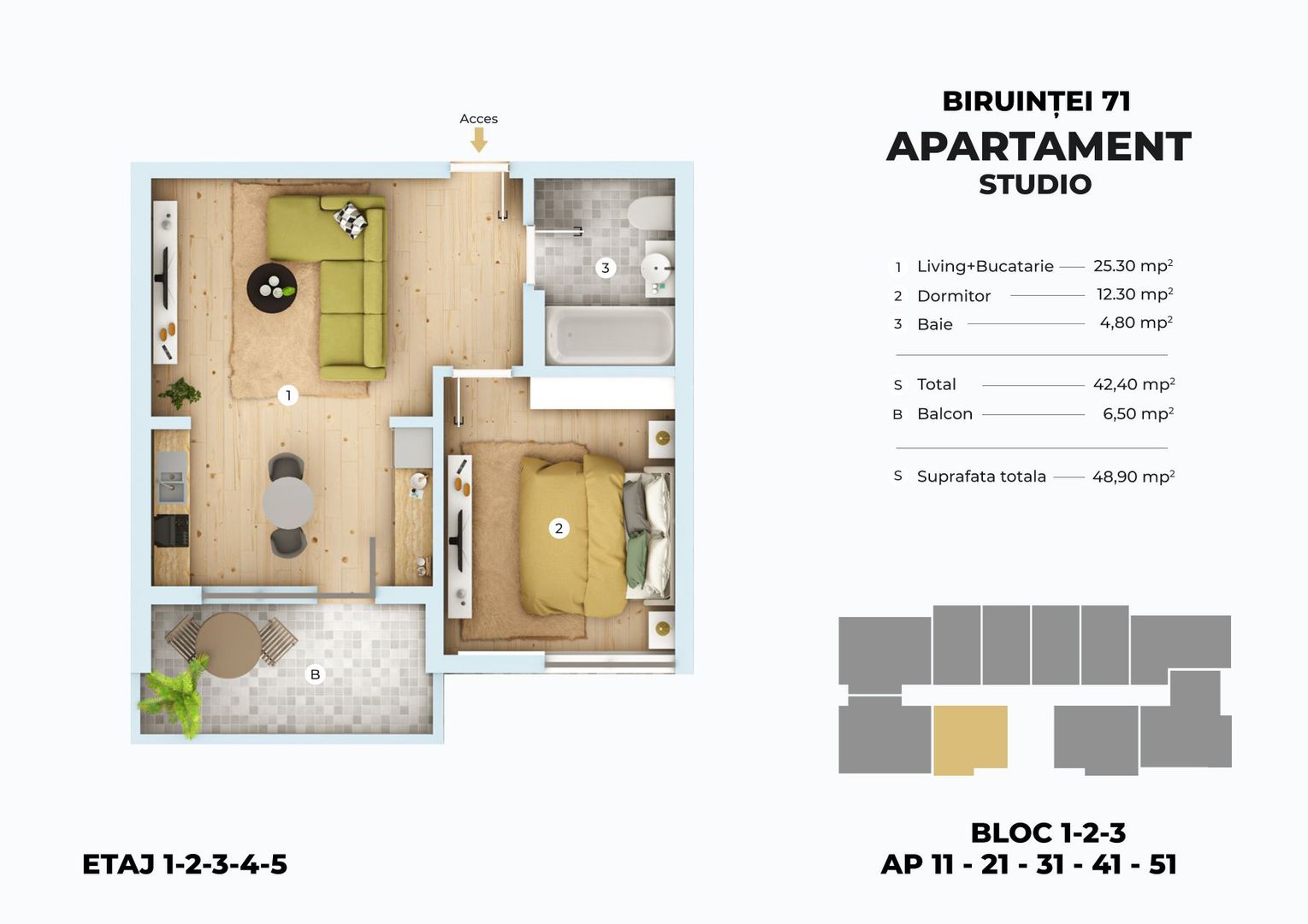 Apartament total decomandat,etaj 1,finisaje premium,aproape metrou - Poză 1