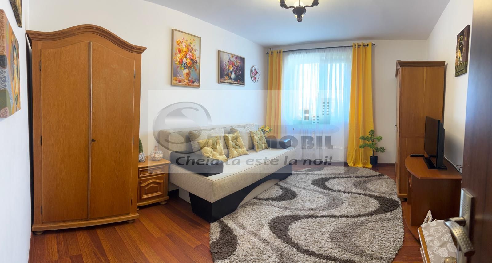 Apartament 3 camere, Tutora mobilat complet 105000 euro - Poză 2