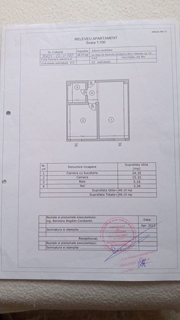 Închiriem apartament cu 2 camere în Chiajna - Poză 9