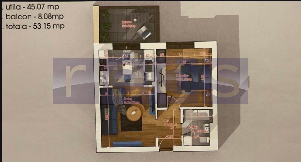 VANZARE 2 CAMERE | THEODOR PALLADY | LOC DE PARCARE | CENTRALA PROPRIE - Poză 12