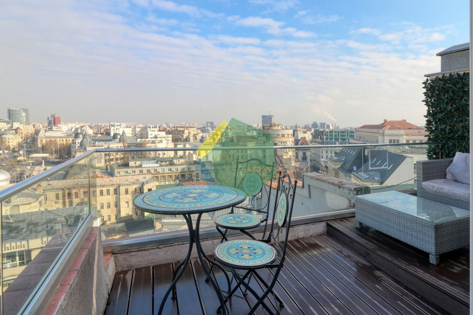 Studio 2 niveluri, terasă 11 mp, vedere spectaculoasă-Calea Victoriei - Poză 1