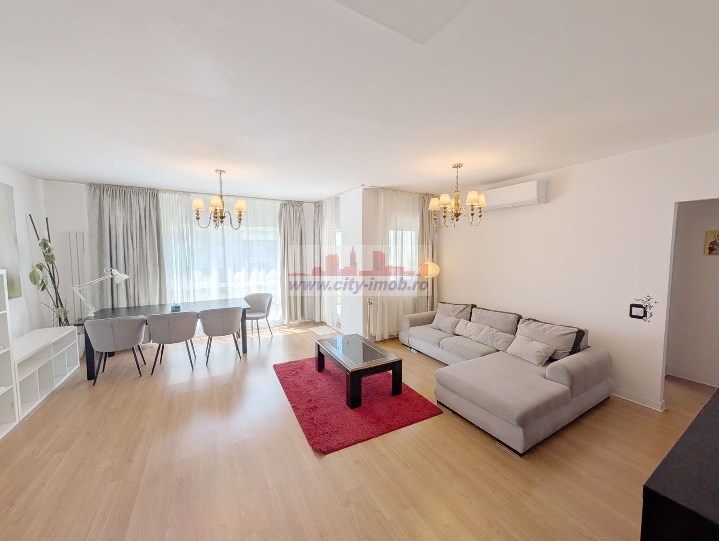 Inchiriere apartament 3 camere   (doua dormitoare) Baneasa - Poză 1