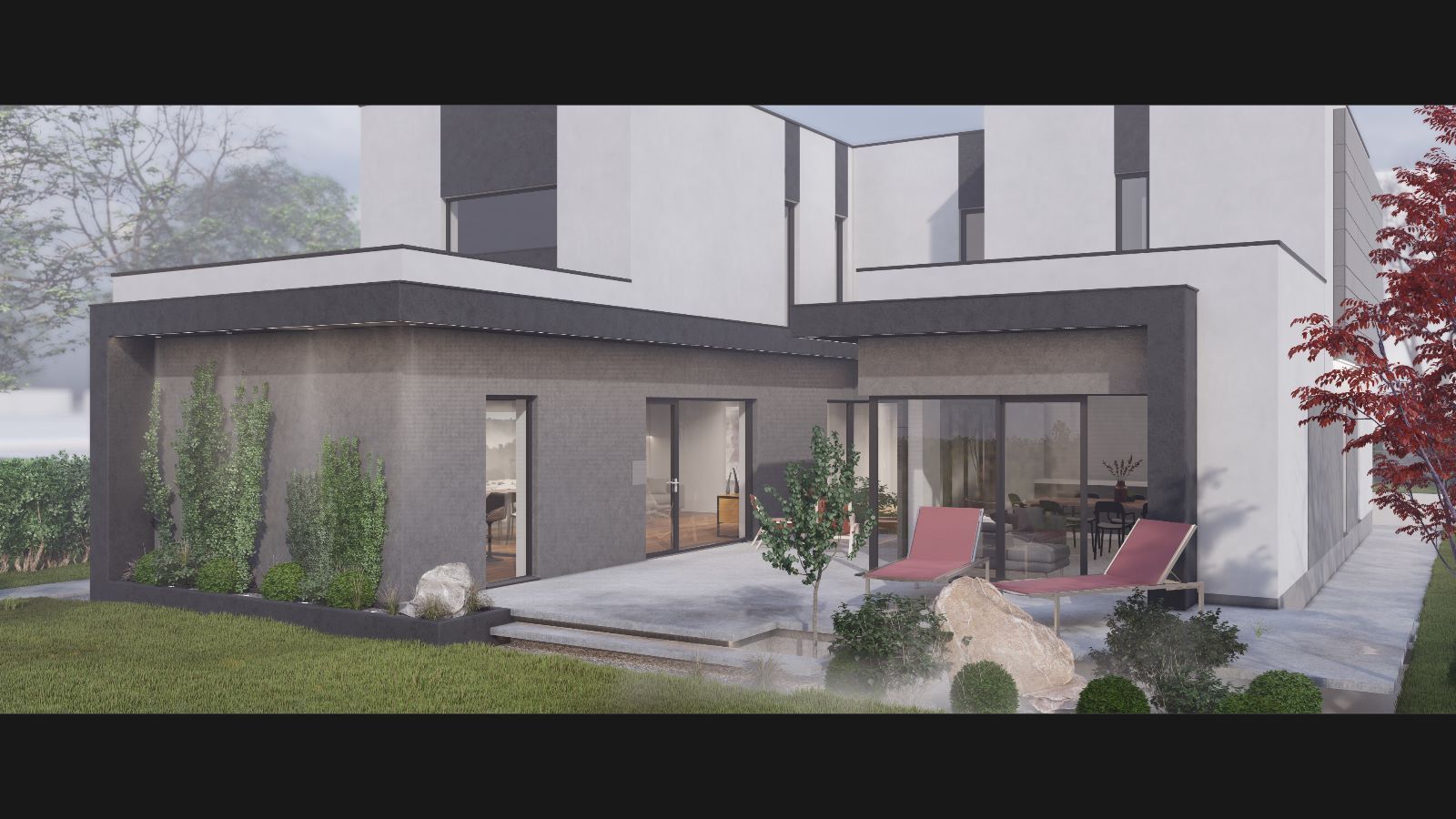 Locuinta individuala in stil contemporan - Poză 25