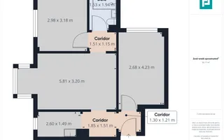 Apartament 3 camere de închiriat – Vlaicu, Strada - Poză 13