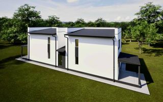 Duplex fără perete comun | 4 camere | 100 mp utili | 300 mp teren | Lunca Cetățu - Poză 4