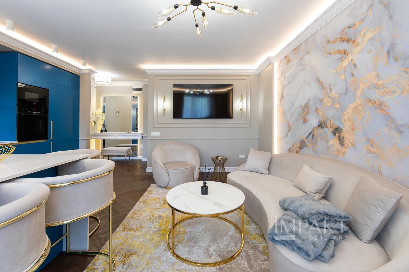 Apartamentcu 2 camere finisat lux in zona centrala - Poză 1