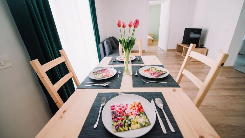 Ap cu 2 camere la cheie, mobilat/utilat + parcare inclusă-99000 e+tva - Poză 12