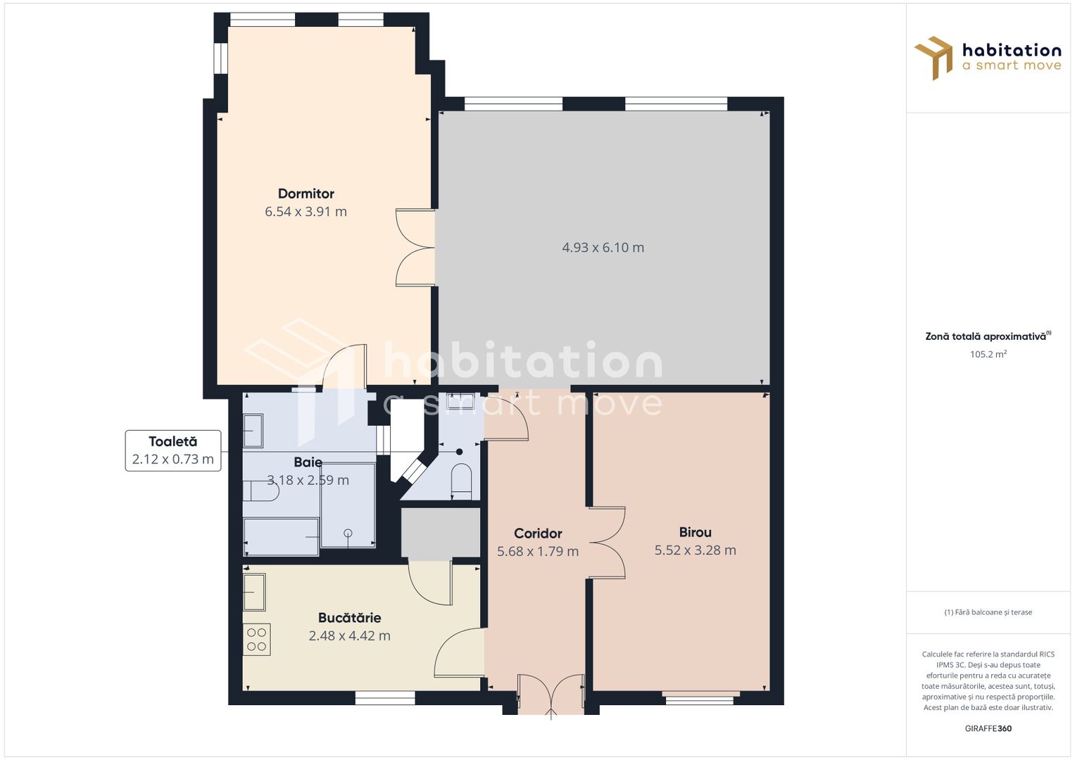 Apartament boem de închiriat 3 camere, 105mp–Iosefin, clădire istorică - Poză 27