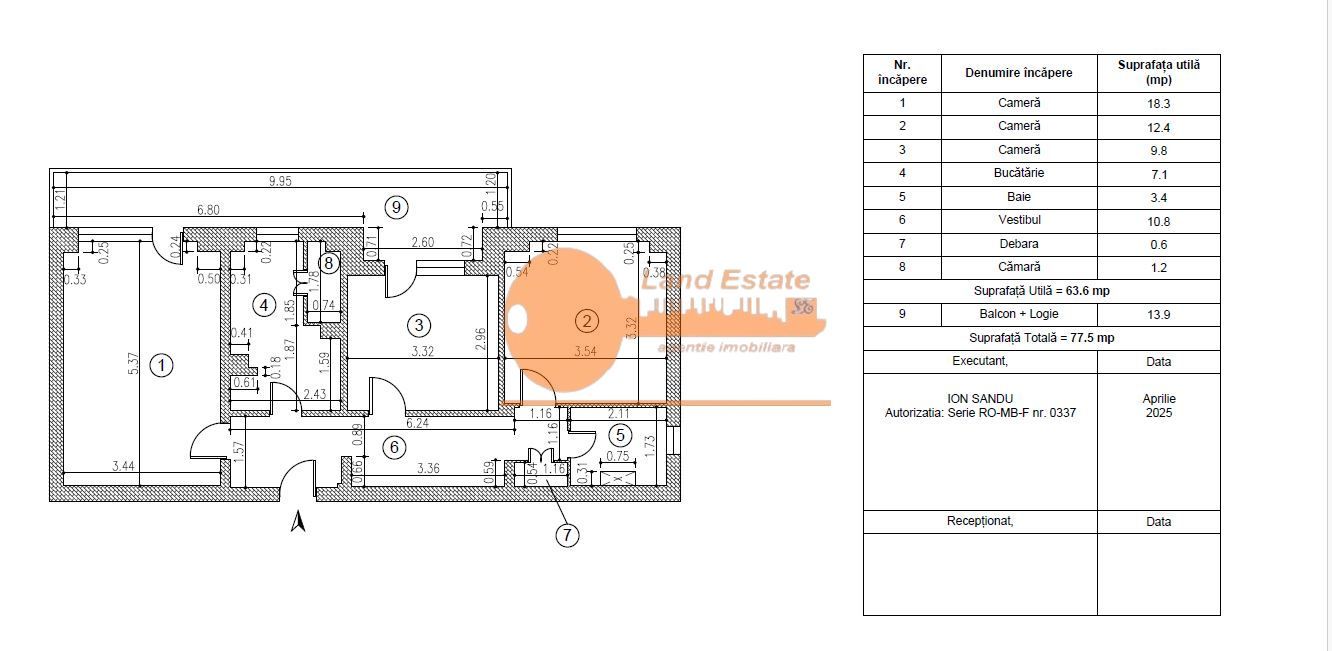 Apartament cu 3 camere in zona Iancului - 5 minute de Metrou - Poză 1
