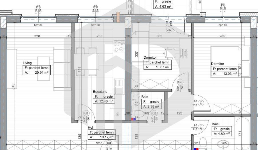 Pictor Brana | Etaj 1 | 3 Camere | 2 Bai |  Boxa  | 0% Comision - Poză 2