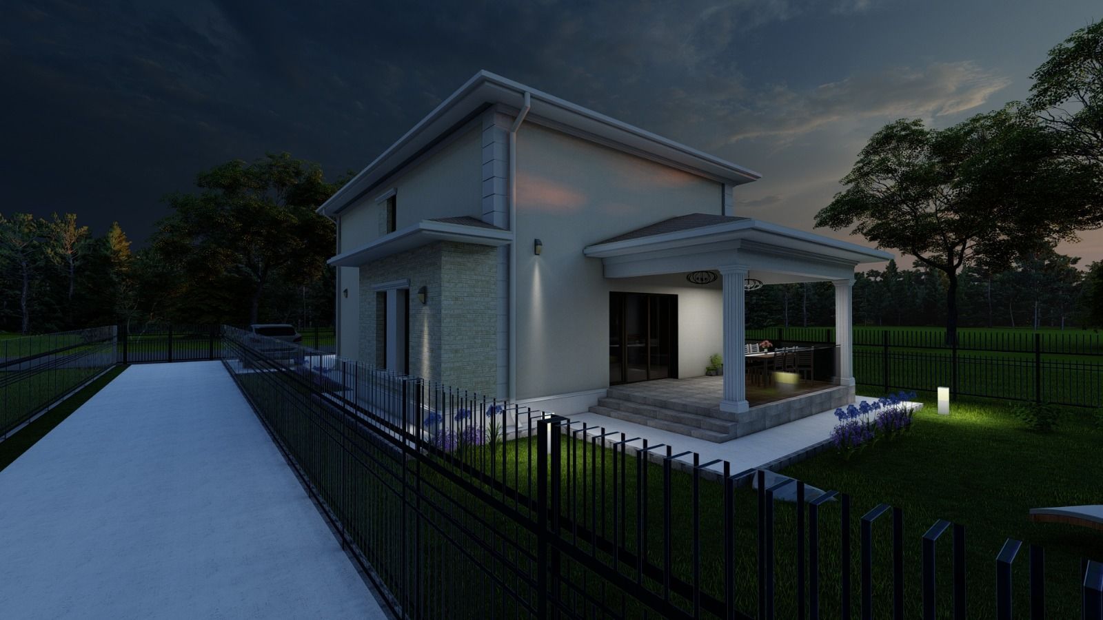 Casa P+1 - 228 mp + teren 668 mp - Mogoșoaia - Poză 3