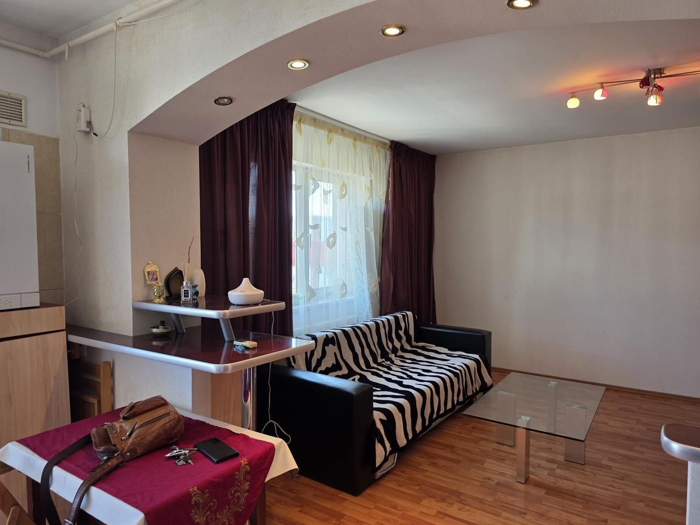 Garsonieră spațioasă Ozana, parcare, centrală proprie, balcon, pet friendly - Poză 1