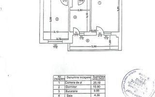Apartament 2 camere-Str. Victor Brauner 5 min Metrou Teclu - Schiță 11