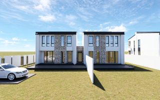 Comision 0! Duplex cu 5 camere despartit prin camera tehnica. Asfalt. - Poză 2