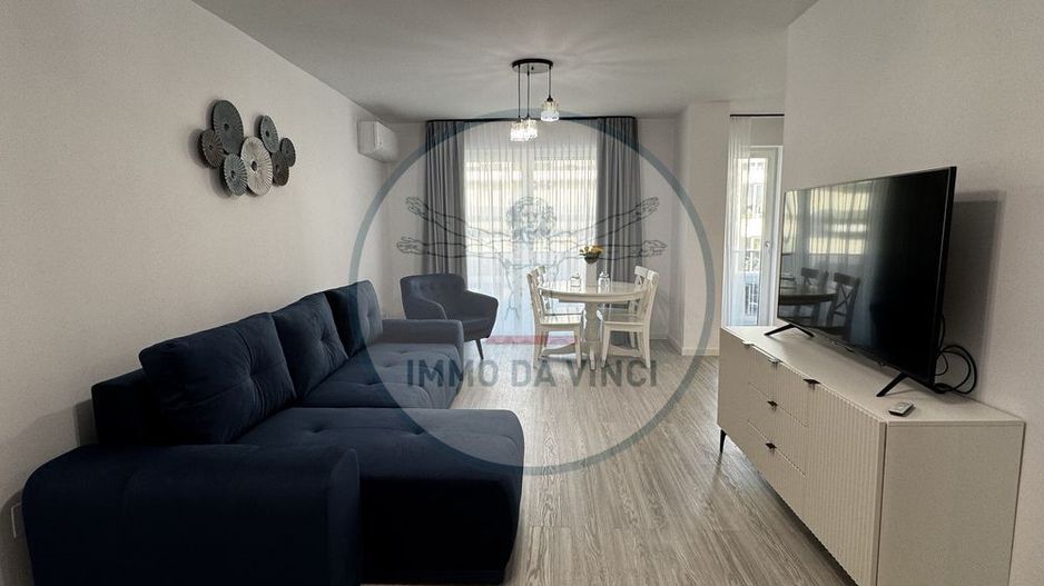 Prima inchiriere, mobilat utilat modern, 2 camere, terasa 12 m2, AC - Poză 4