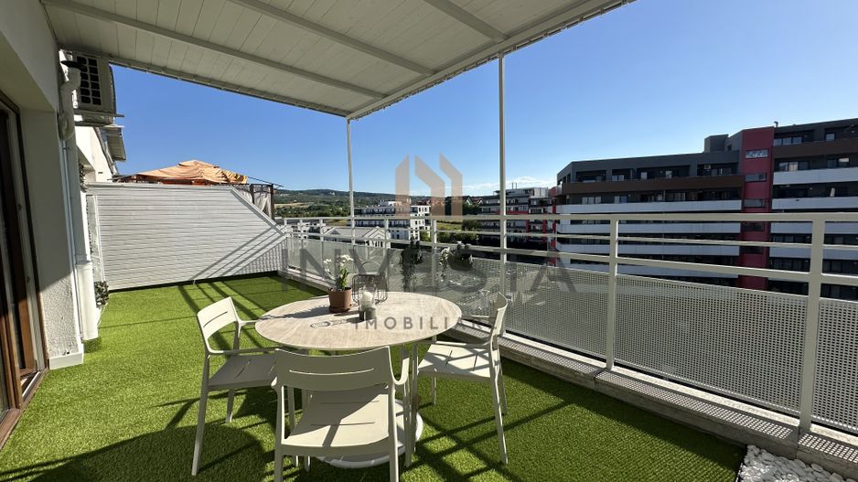 Penthouse de lux pe 2 nivele cu 4 terase in Buna Ziua! - Poză 15