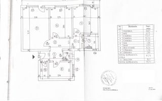 Apartament 3 camere de vanzare, zona Rahova, Sectorul 5 - Schiță 8