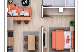 Apartament cu 2 camere în Apahida | Imobil nou | Estimo Park - Poză 8