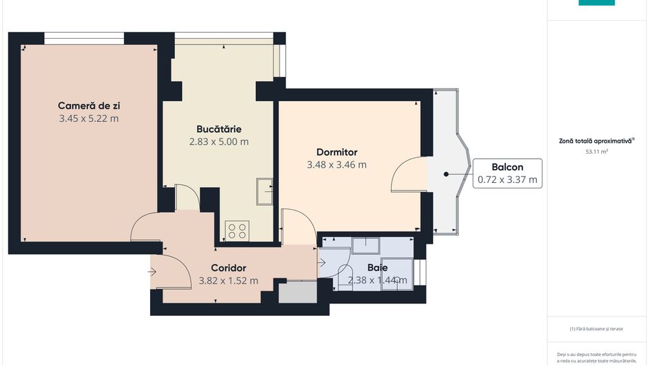Apartament 2 camere, Banul Mărăcine - Poză 7