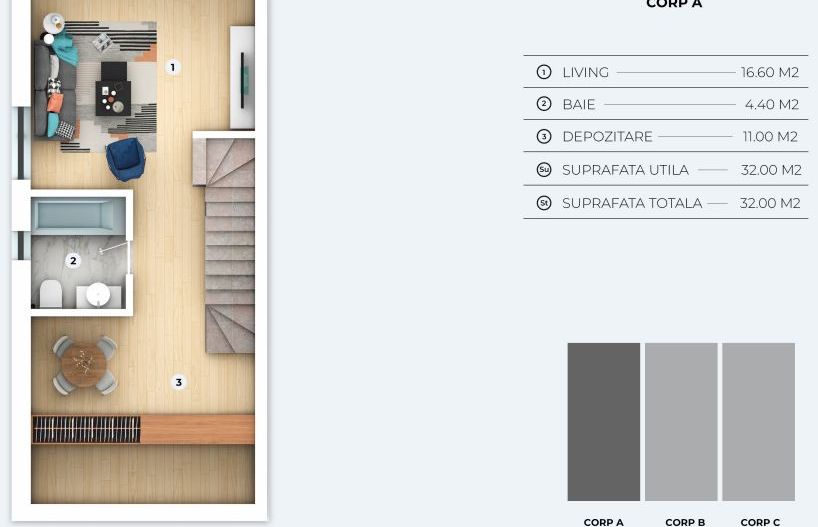 VILA TIP TRIPLEX | COMPLEX REZIDENTIAL OTOPENI - Poză 8