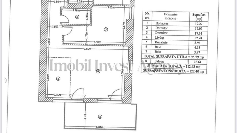 Apartament de vânzare cu 3 camere, zona Herastrau - Schiță 10