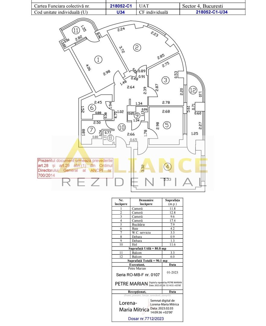 METROU | SECTOR 4  | APARTAMENT 4 CAMERE | RENOVAT | MOBILAT | - Poză 15
