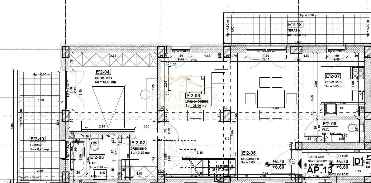 Sediul Ideal de Firmă: Duplex 4 Camere | 4 Terase Mari (70mp)| Parcare| Crângasi - Poză 8