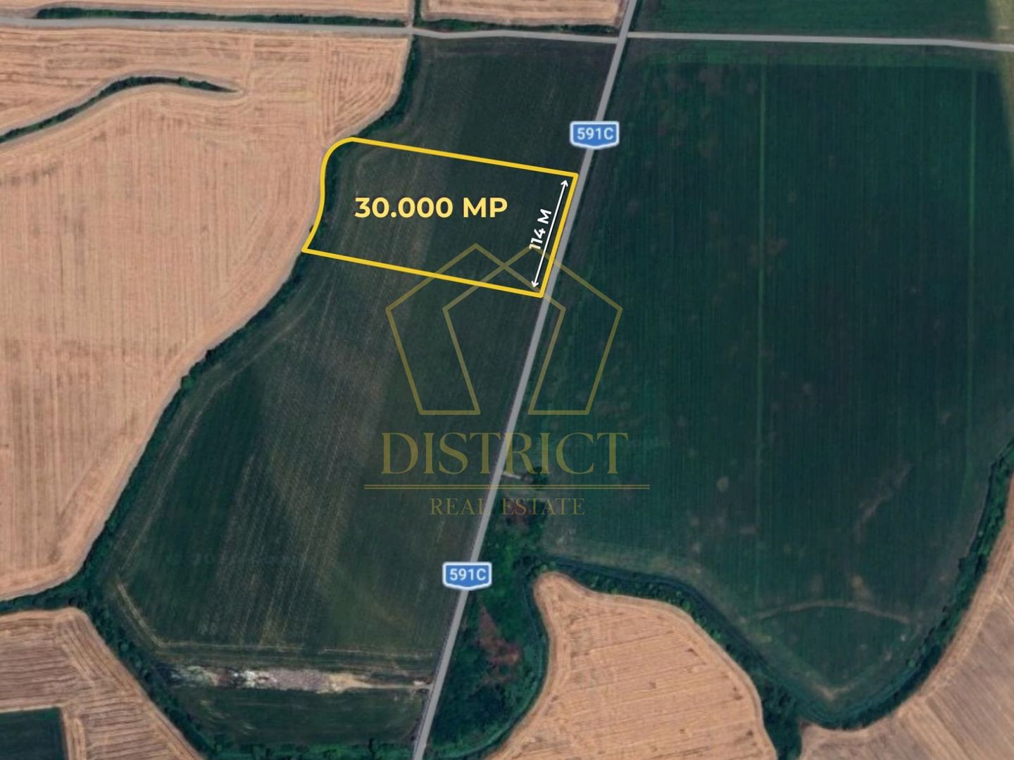COM 0% Teren extravilan industrial la drumul judetean | Sacalaz - Poză 2