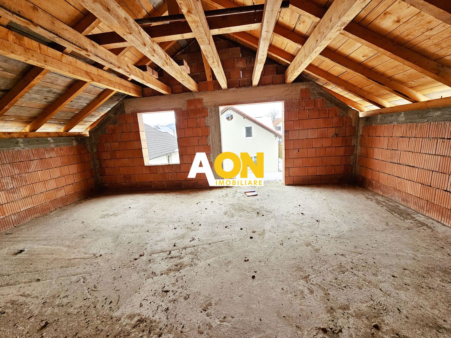 COMISION ZERO! Casa la rosu, P+1, 300 mp teren, cu utilitati, Lancram - Poză 16