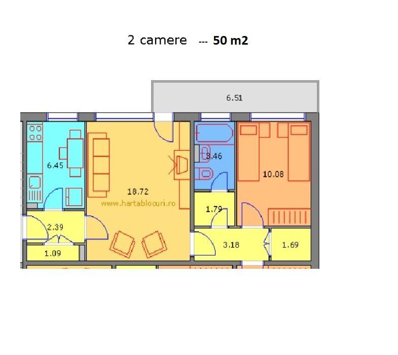 De vanzare Apartament 2 Camere Drumul Taberei - Poză 7