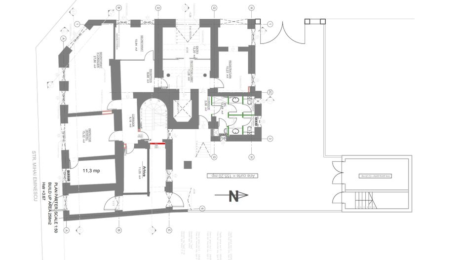 Cladire Brancoveneasca 30 de birouri 1100 mp dubla deschidere - Poză 21