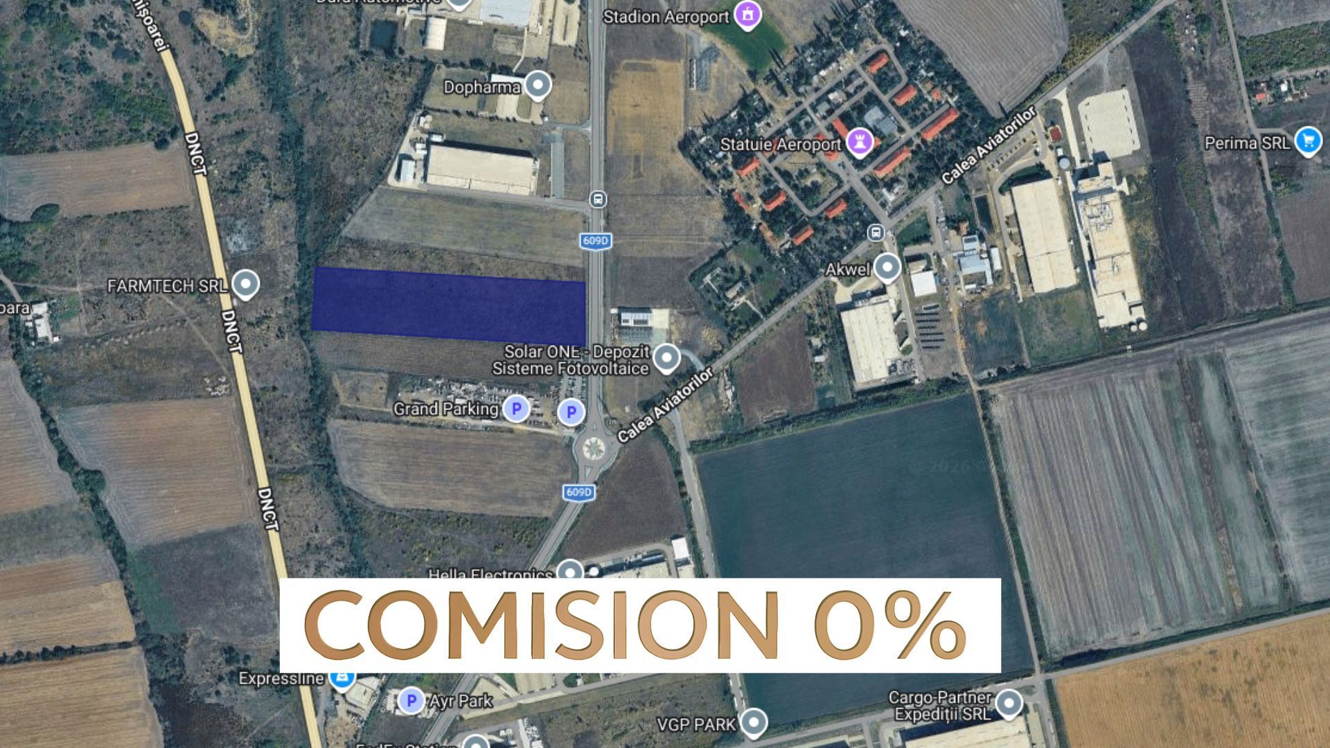 COMISION 0% | Teren intravilan | 17.668 mp | F.S. 53 m | Ghiroda - Poză 1